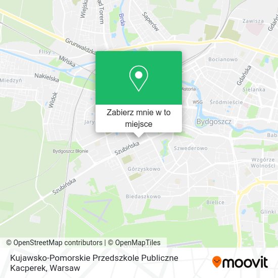 Mapa Kujawsko-Pomorskie Przedszkole Publiczne Kacperek