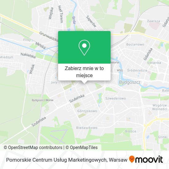 Mapa Pomorskie Centrum Usług Marketingowych