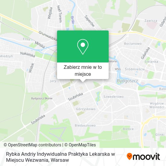 Mapa Rybka Andriy Indywidualna Praktyka Lekarska w Miejscu Wezwania