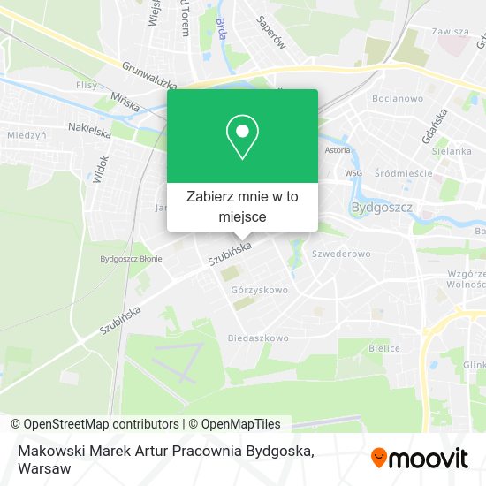 Mapa Makowski Marek Artur Pracownia Bydgoska