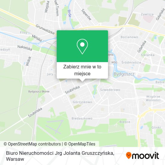 Mapa Biuro Nieruchomości Jrg Jolanta Gruszczyńska