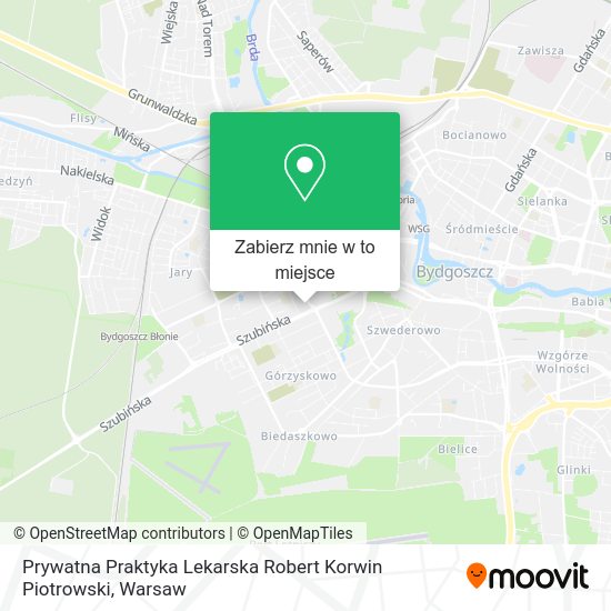 Mapa Prywatna Praktyka Lekarska Robert Korwin Piotrowski