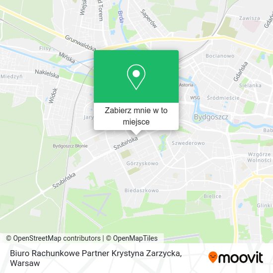 Mapa Biuro Rachunkowe Partner Krystyna Zarzycka