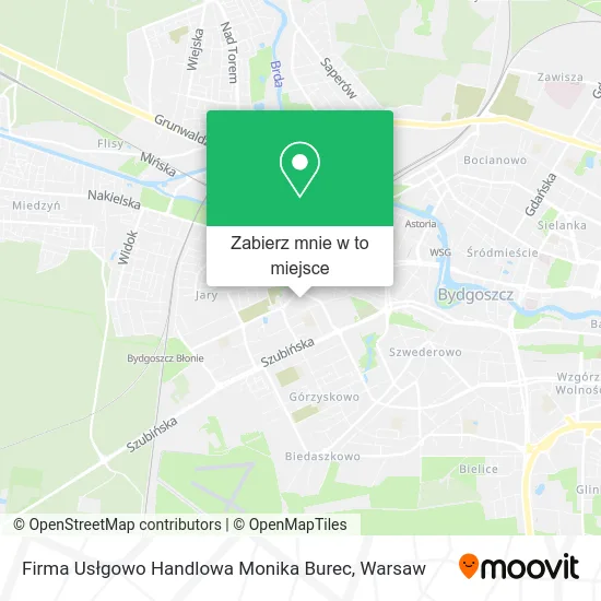 Mapa Firma Usłgowo Handlowa Monika Burec