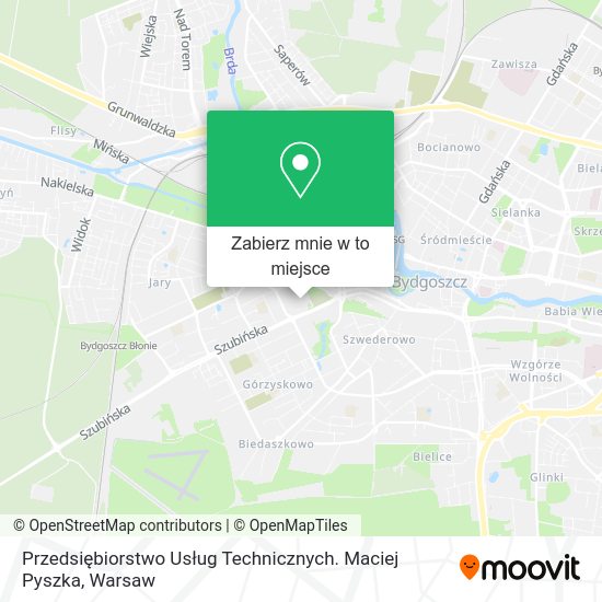 Mapa Przedsiębiorstwo Usług Technicznych. Maciej Pyszka