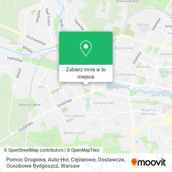 Mapa Pomoc Drogowa, Auto-Hol, Ciężarowe, Dostawcze, Oosobowe Bydgoszcz