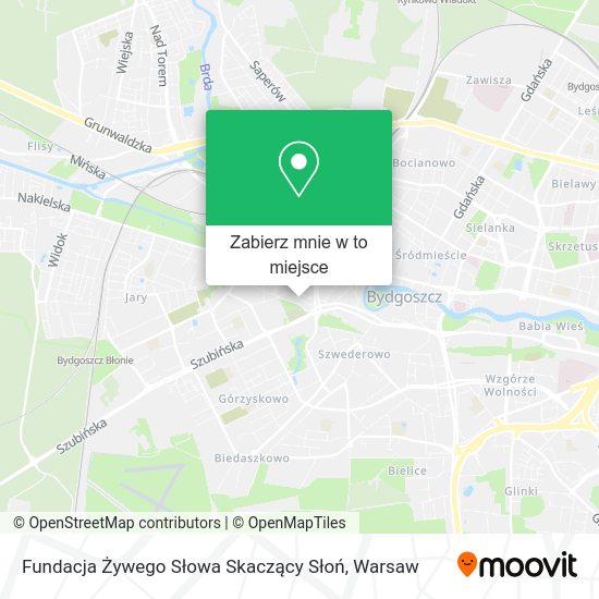 Mapa Fundacja Żywego Słowa Skaczący Słoń