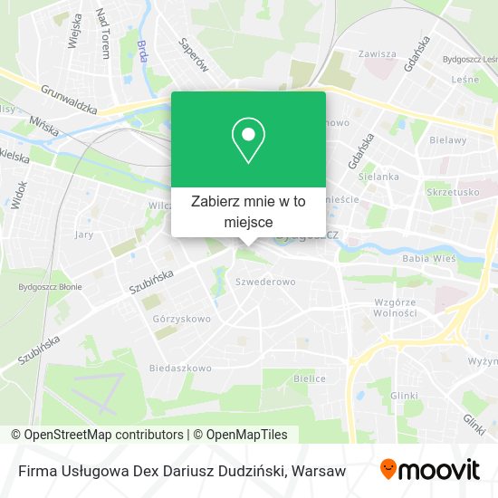 Mapa Firma Usługowa Dex Dariusz Dudziński