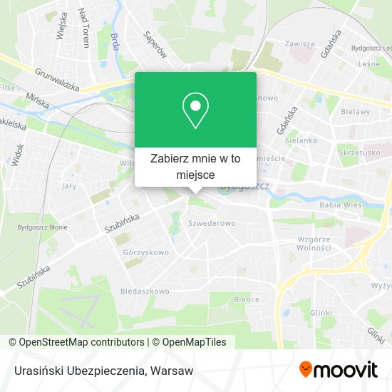 Mapa Urasiński Ubezpieczenia