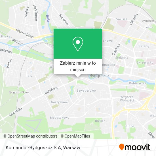 Mapa Komandor-Bydgoszcz S.A