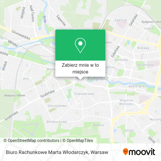 Mapa Biuro Rachunkowe Marta Włodarczyk
