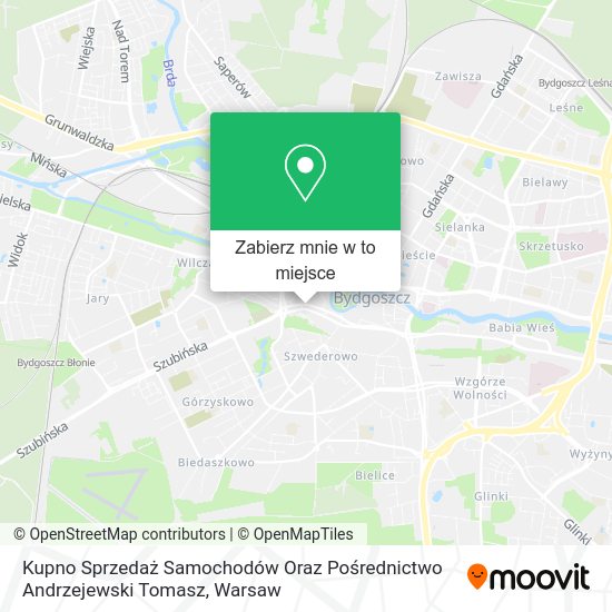 Mapa Kupno Sprzedaż Samochodów Oraz Pośrednictwo Andrzejewski Tomasz