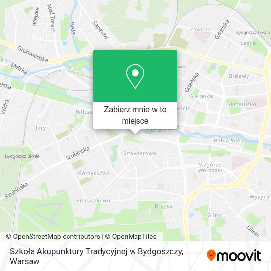 Mapa Szkoła Akupunktury Tradycyjnej w Bydgoszczy