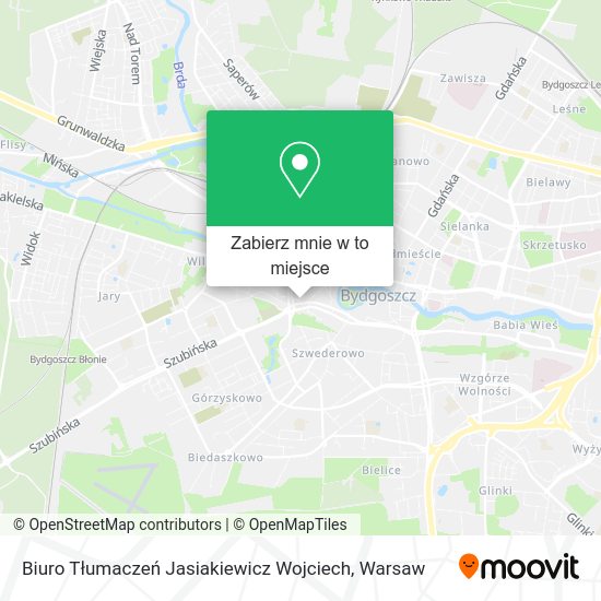 Mapa Biuro Tłumaczeń Jasiakiewicz Wojciech