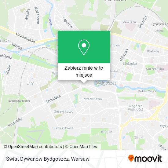 Mapa Świat Dywanów Bydgoszcz