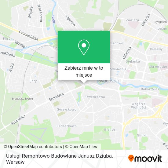 Mapa Usługi Remontowo-Budowlane Janusz Dziuba