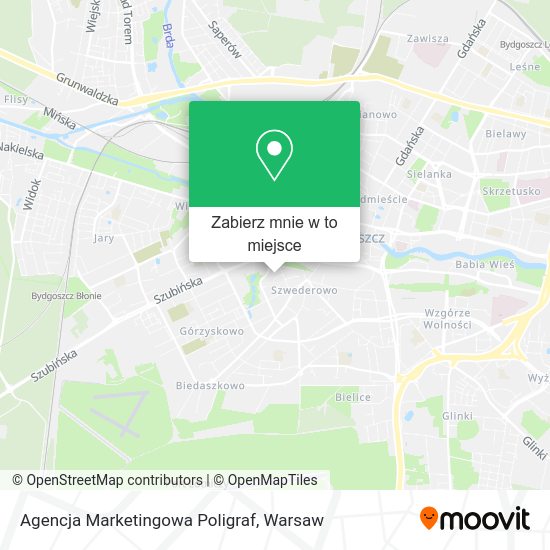 Mapa Agencja Marketingowa Poligraf