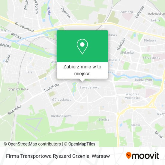 Mapa Firma Transportowa Ryszard Grzenia