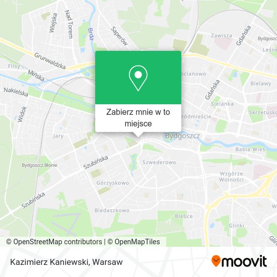 Mapa Kazimierz Kaniewski