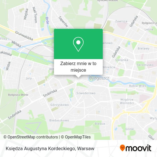 Mapa Księdza Augustyna Kordeckiego