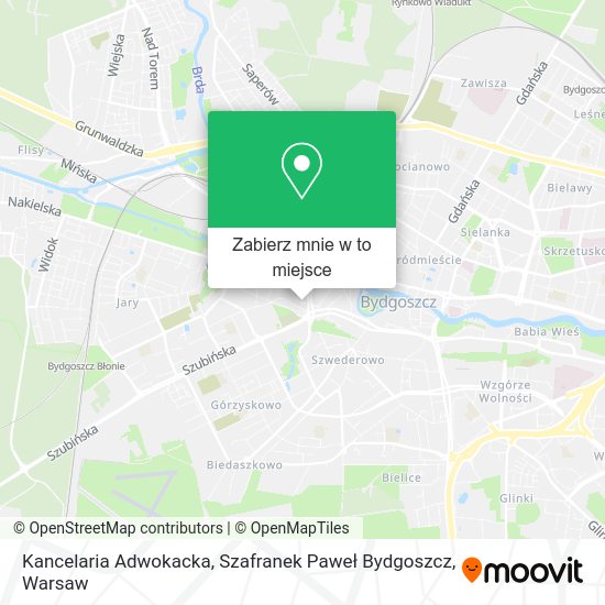 Mapa Kancelaria Adwokacka, Szafranek Paweł Bydgoszcz