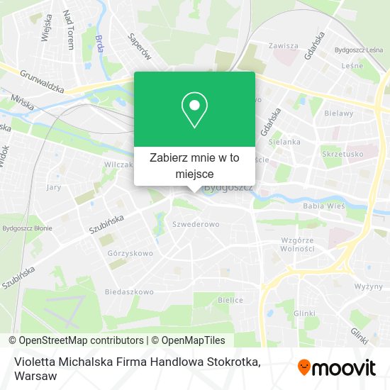 Mapa Violetta Michalska Firma Handlowa Stokrotka