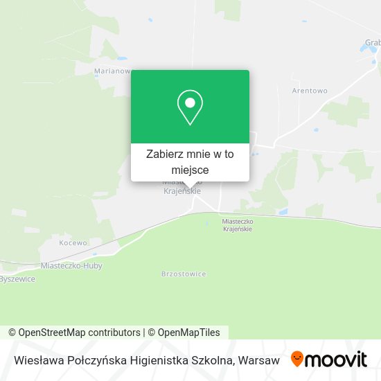 Mapa Wiesława Połczyńska Higienistka Szkolna