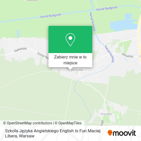 Mapa Szkoła Języka Angielskiego English Is Fun Maciej Libera