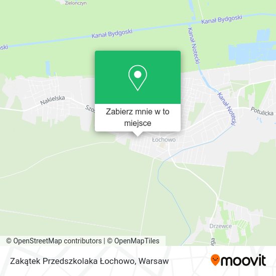 Mapa Zakątek Przedszkolaka Łochowo