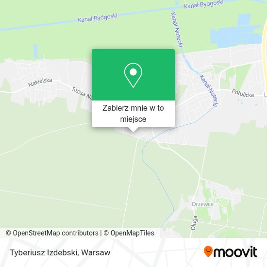 Mapa Tyberiusz Izdebski