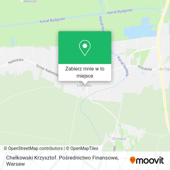 Mapa Chełkowski Krzysztof. Pośrednictwo Finansowe