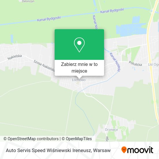 Mapa Auto Servis Speed Wiśniewski Ireneusz