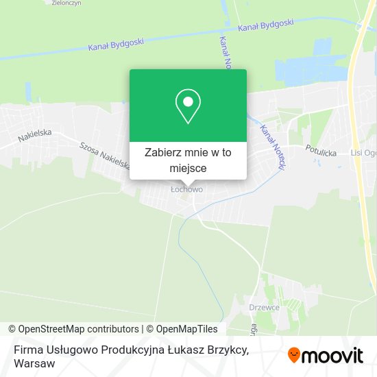 Mapa Firma Usługowo Produkcyjna Łukasz Brzykcy