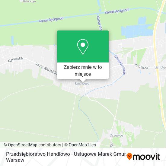 Mapa Przedsiębiorstwo Handlowo - Usługowe Marek Gmur