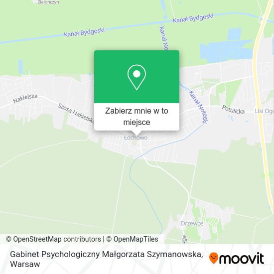 Mapa Gabinet Psychologiczny Małgorzata Szymanowska