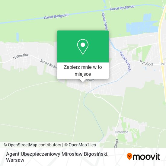 Mapa Agent Ubezpieczeniowy Mirosław Bigosiński