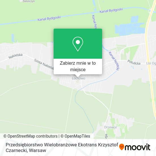 Mapa Przedsiębiorstwo Wielobranżowe Ekotrans Krzysztof Czarnecki