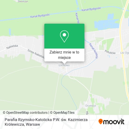 Mapa Parafia Rzymsko-Katolicka P.W. św. Kazimierza Królewicza