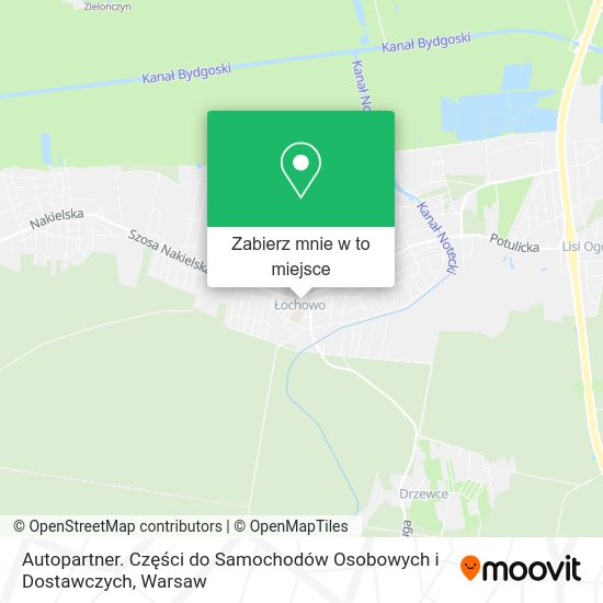 Mapa Autopartner. Części do Samochodów Osobowych i Dostawczych