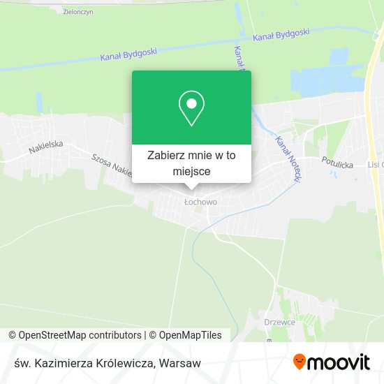 Mapa św. Kazimierza Królewicza