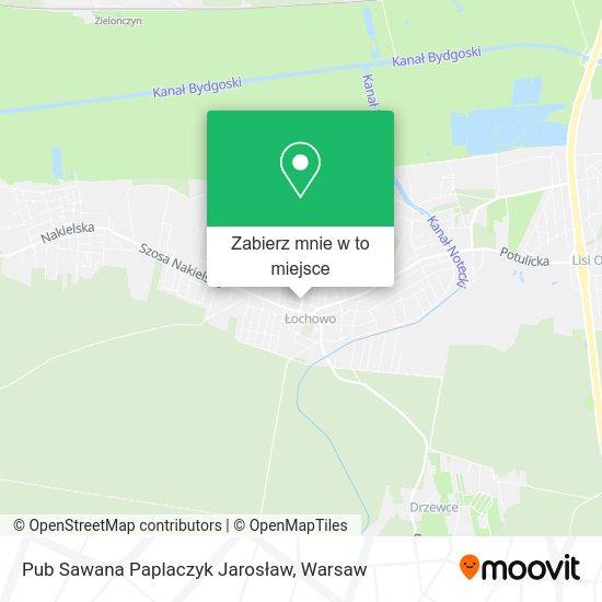 Mapa Pub Sawana Paplaczyk Jarosław