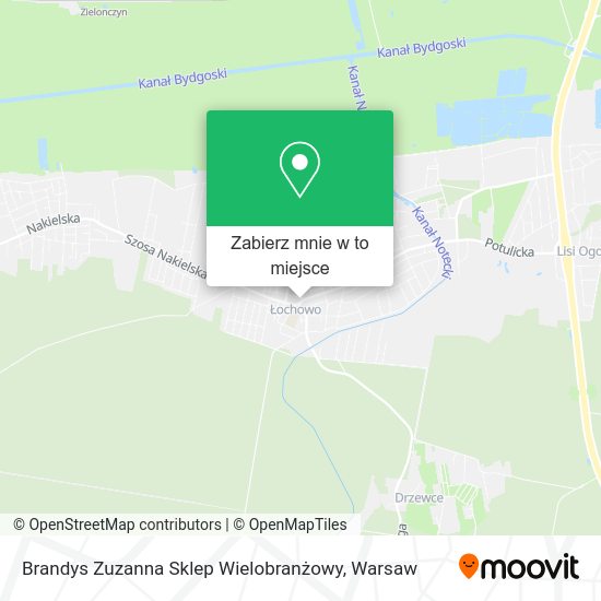 Mapa Brandys Zuzanna Sklep Wielobranżowy