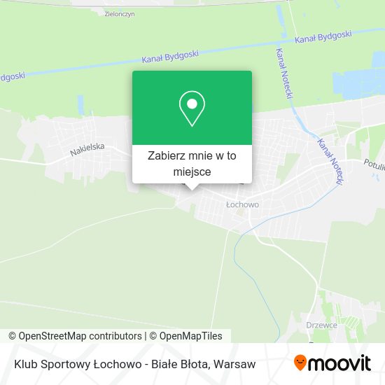 Mapa Klub Sportowy Łochowo - Białe Błota