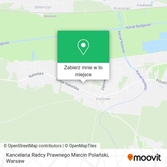 Mapa Kancelaria Radcy Prawnego Marcin Polański