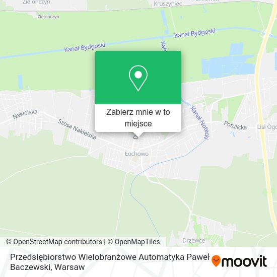 Mapa Przedsiębiorstwo Wielobranżowe Automatyka Paweł Baczewski