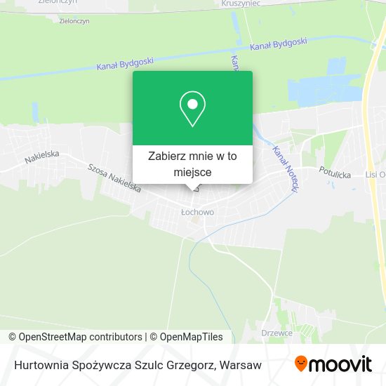 Mapa Hurtownia Spożywcza Szulc Grzegorz