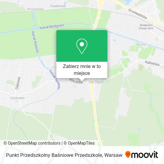 Mapa Punkt Przedszkolny Baśniowe Przedszkole