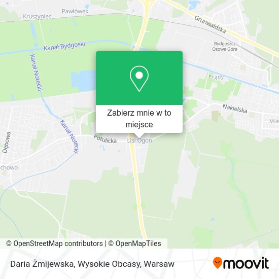 Mapa Daria Żmijewska, Wysokie Obcasy