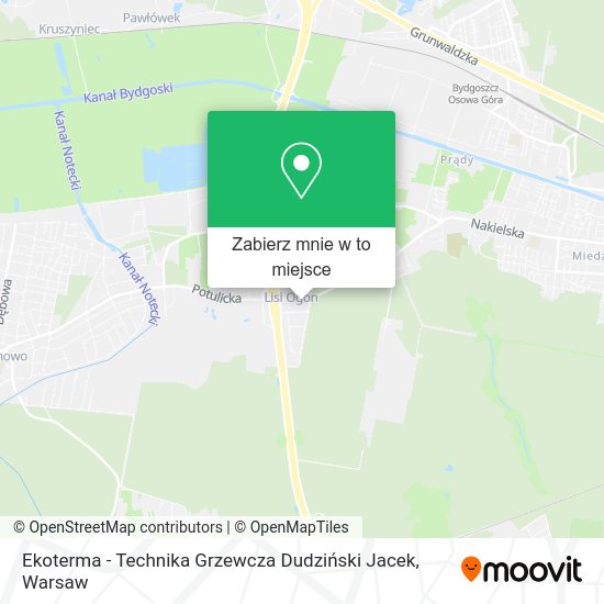 Mapa Ekoterma - Technika Grzewcza Dudziński Jacek