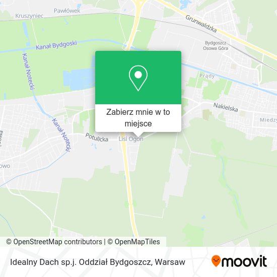 Mapa Idealny Dach sp.j. Oddział Bydgoszcz